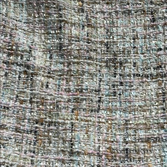 Mayoral Girls' Ivory Tweed Party Dress with Pearl Detail - Picture 3 of 5